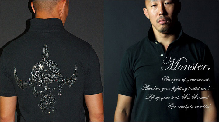2010 MONSTER/CCP MUSCULAR-T SUMMER COLLECTION. 悪魔将軍ブラックラインストーン