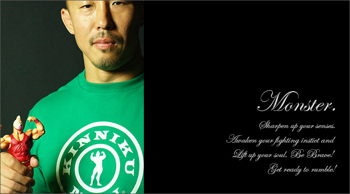 2010 MONSTER/CCP MUSCULAR-T SUMMER COLLECTION. キン肉マン サークルT グリーン