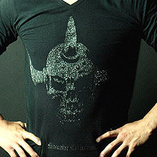 2010 MONSTER/CCP MUSCULAR-T SUMMER COLLECTION. 悪魔将軍ビーズラメ(フロントプリント)