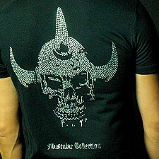 2010 MONSTER/CCP MUSCULAR-T SUMMER COLLECTION. 悪魔将軍ホワイトラインストーンT(バックプリント)